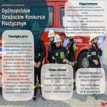 ogólnopolski strażacki konkurs plastyczny plakat