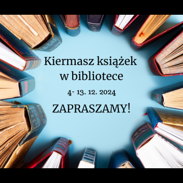 Kiermasz książek w bibliotece